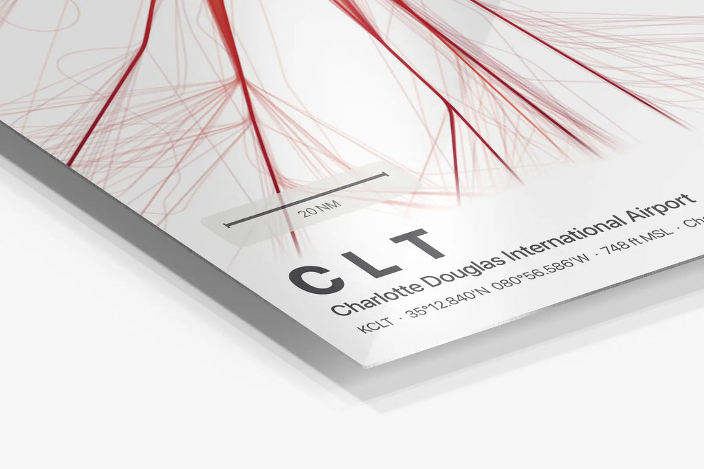 CLT flight path print — Inferno theme · Light in corner detail setting
