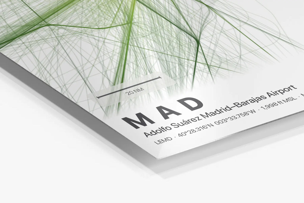 MAD flight path print — Citrus theme · Light in corner detail setting