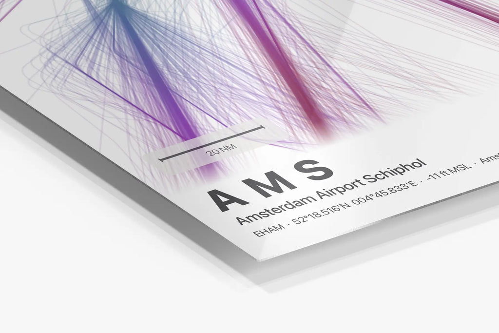 AMS flight path print — Prism theme · Light in corner detail setting
