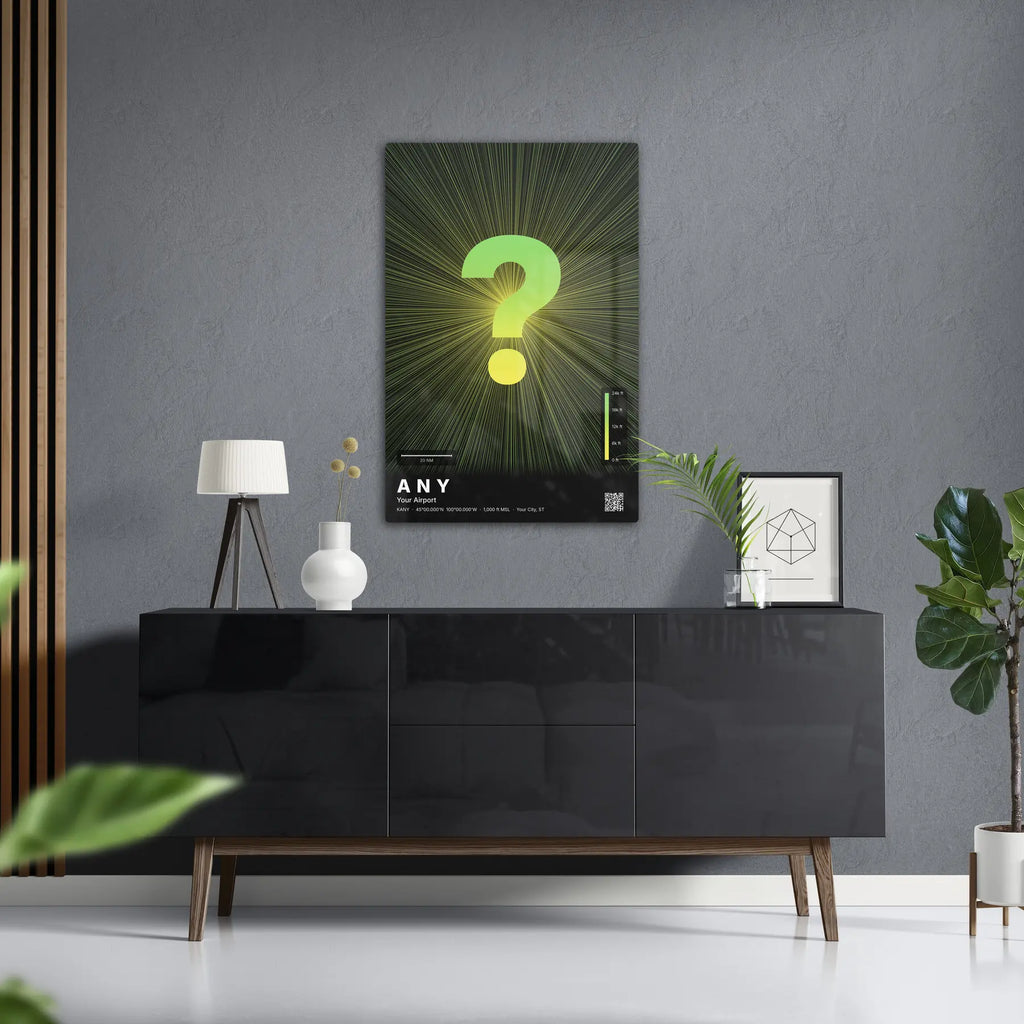 Custom airport print — Citrus theme · Dark in foyer setting [hotspot:50]
