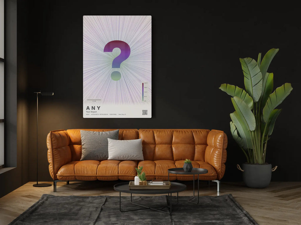 Custom airport print — Prism theme · Light in living-room setting [hotspot:46]