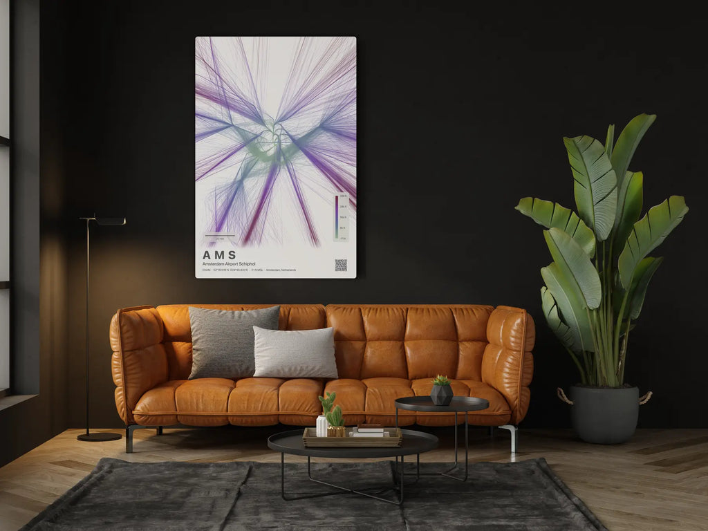 AMS flight path print — Prism theme · Light in living-room setting [hotspot:46]