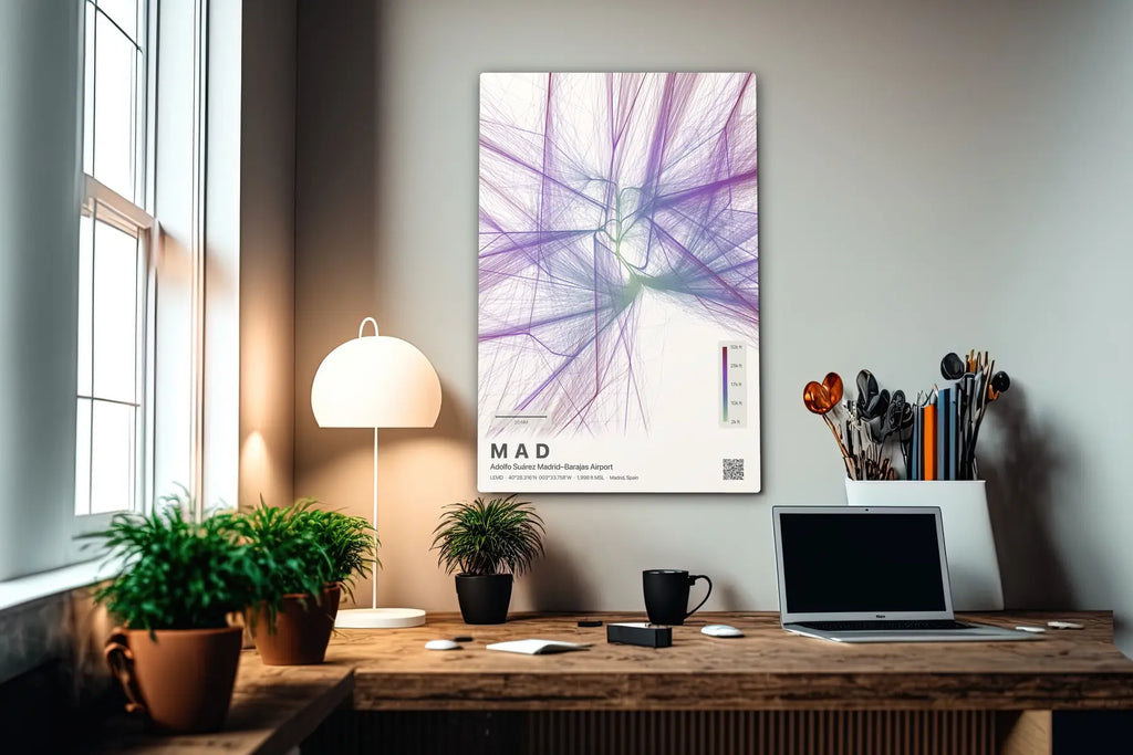 MAD flight path print — Prism theme · Light in office setting [hotspot:55]