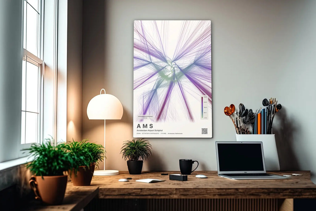 AMS flight path print — Prism theme · Light in office setting [hotspot:55]