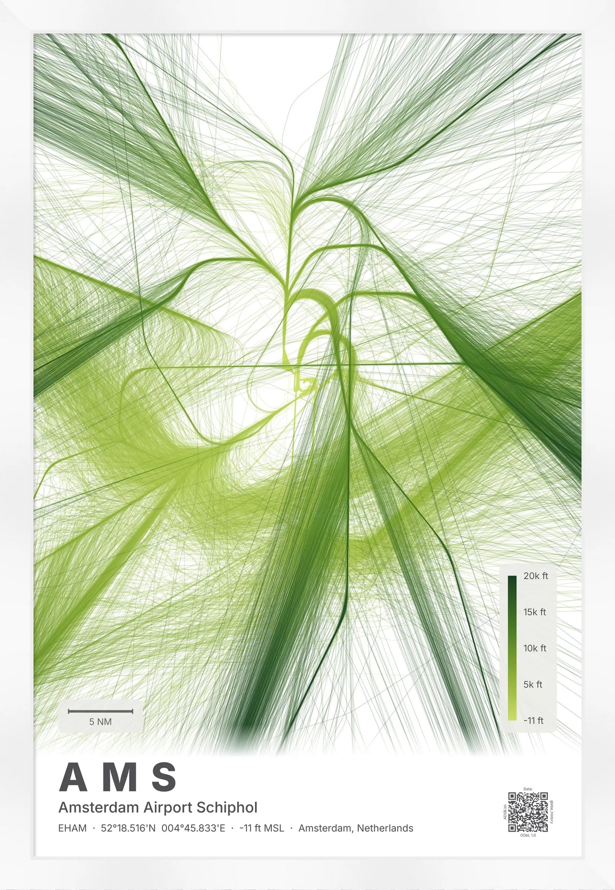 AMS flight path map — Citrus theme · Light [material:framed_white]