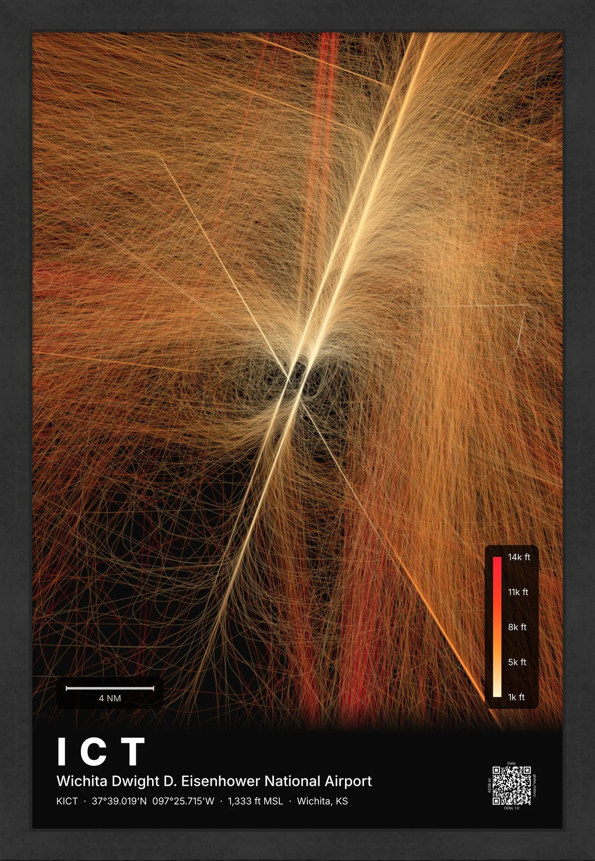 ICT flight path map — Inferno theme · Dark [material:framed_black]