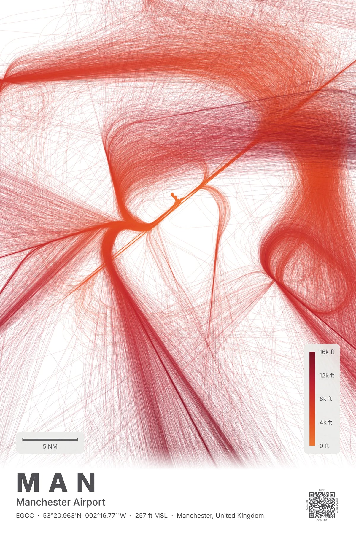 MAN flight path map — Inferno theme · Light