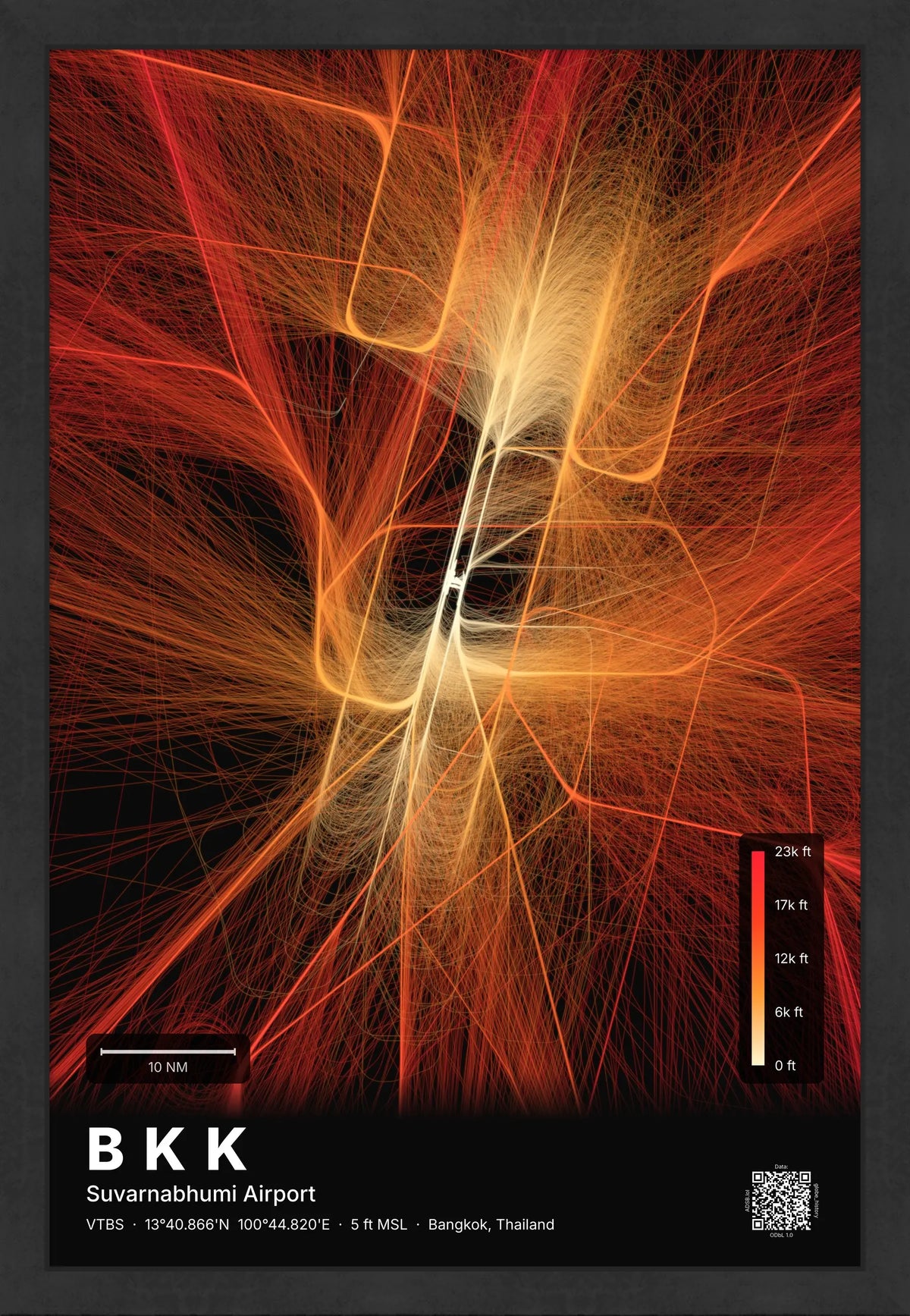 BKK flight path map — Inferno theme · Dark [material:framed_black]