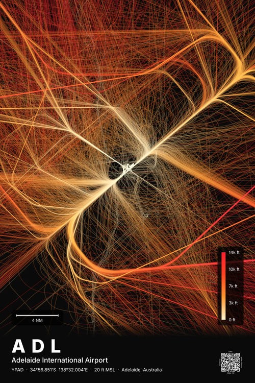 ADL flight path map — Inferno theme · Dark
