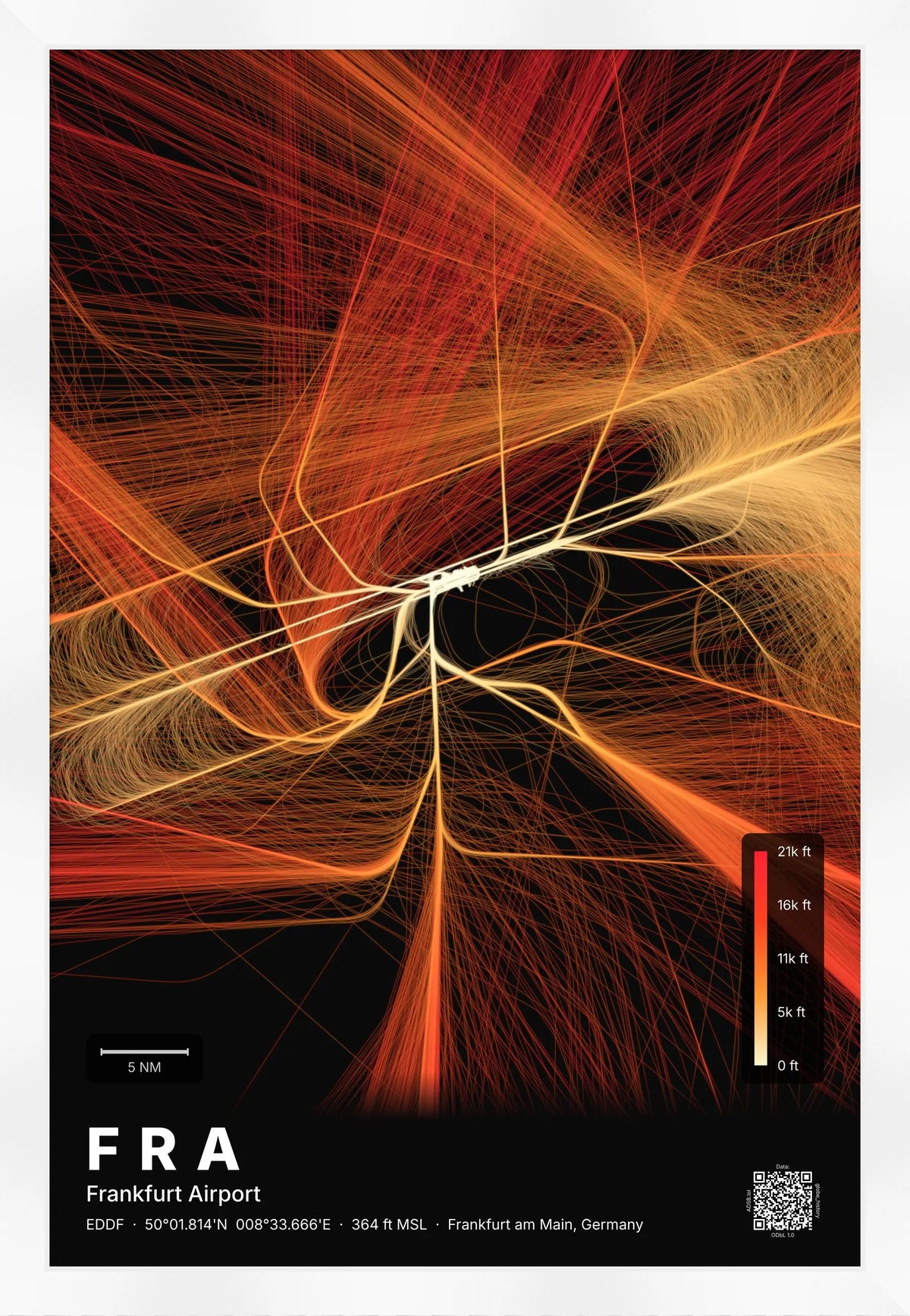 FRA flight path map — Inferno theme · Dark [material:framed_white]