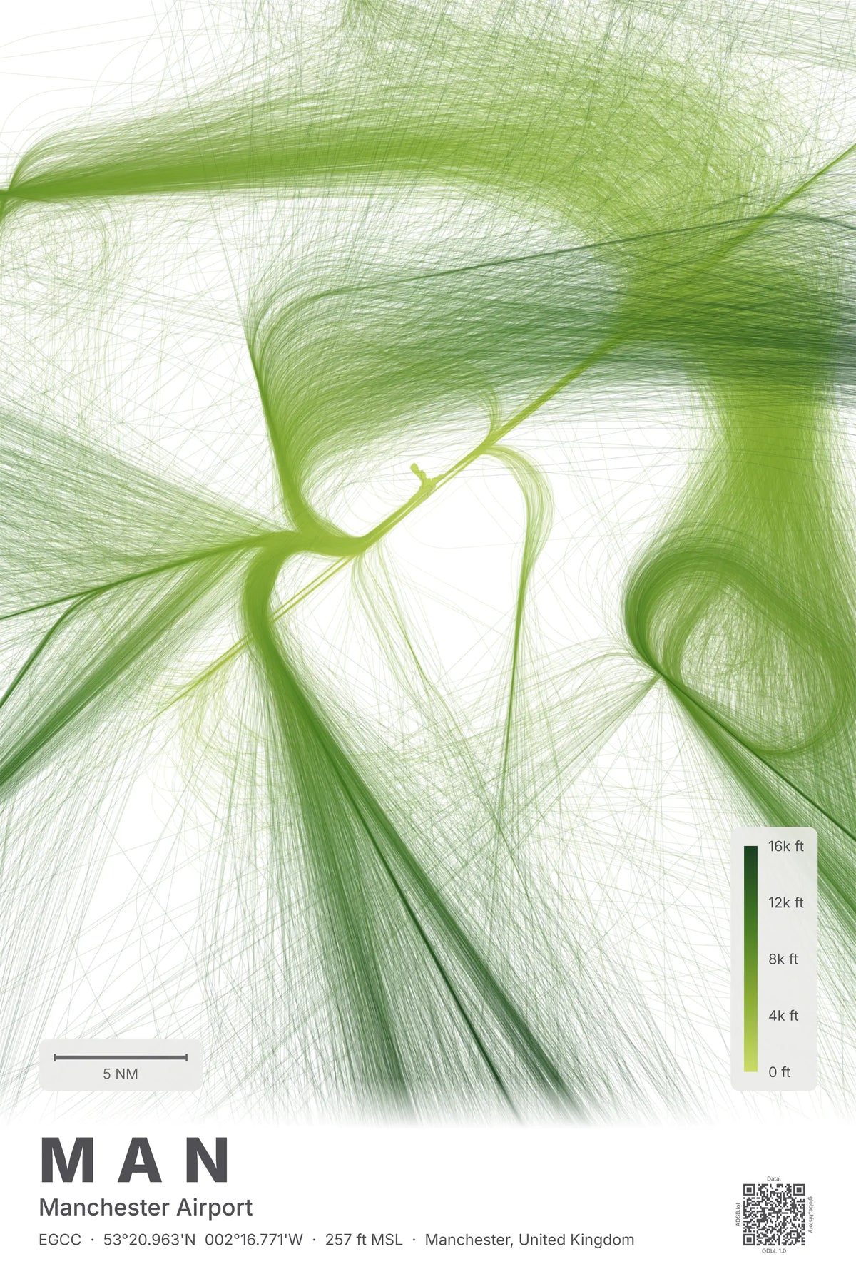 MAN flight path map — Citrus theme · Light