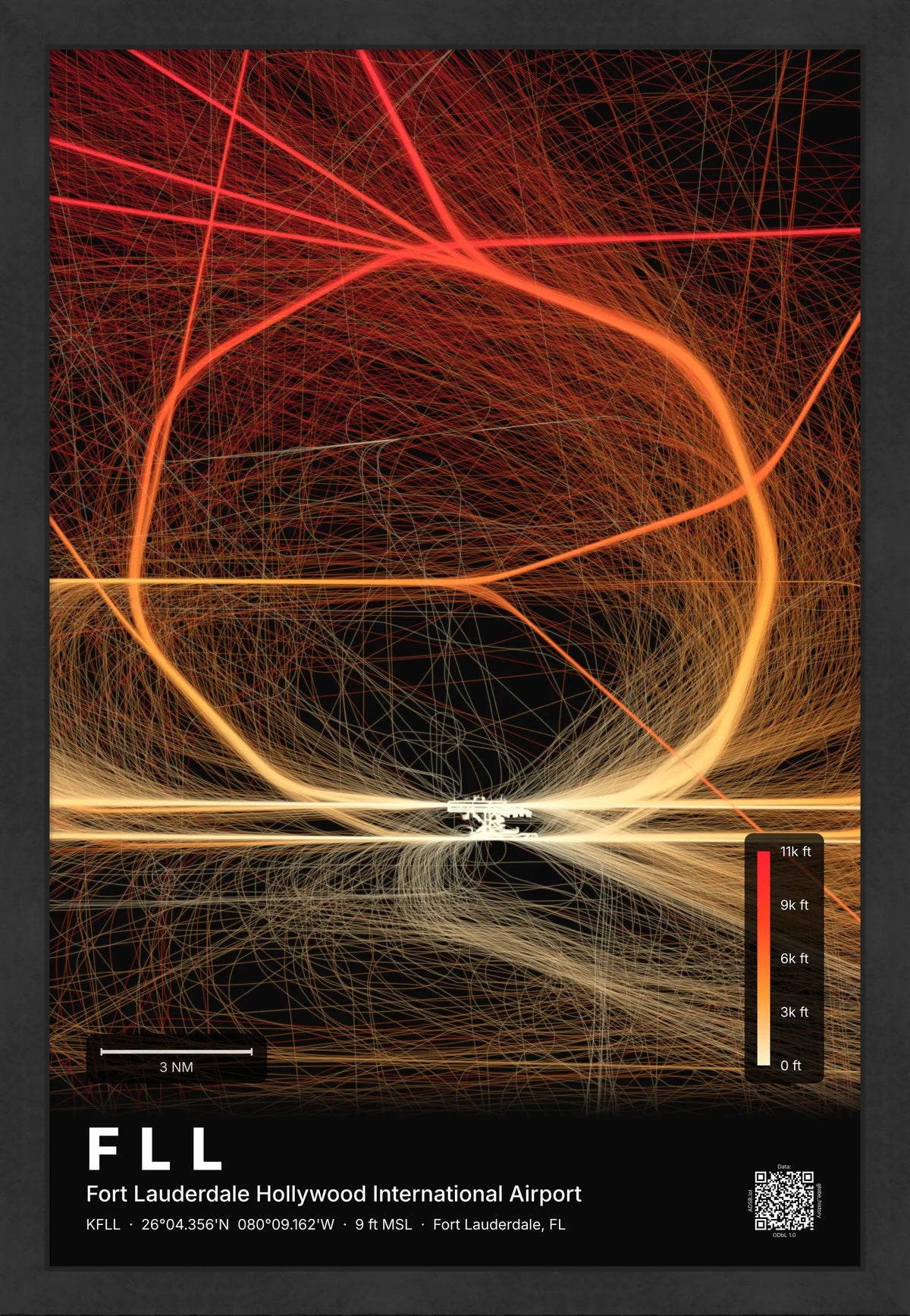 FLL flight path map — Inferno theme · Dark [material:framed_black]