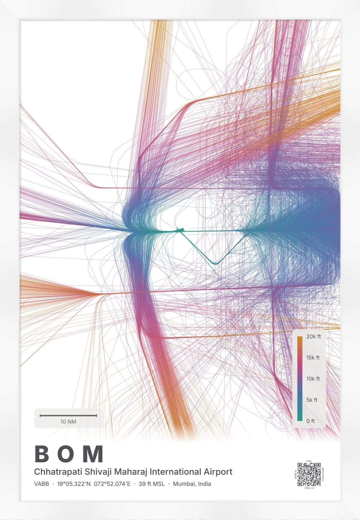 BOM flight path map — Aurora theme · Light [material:framed_white]