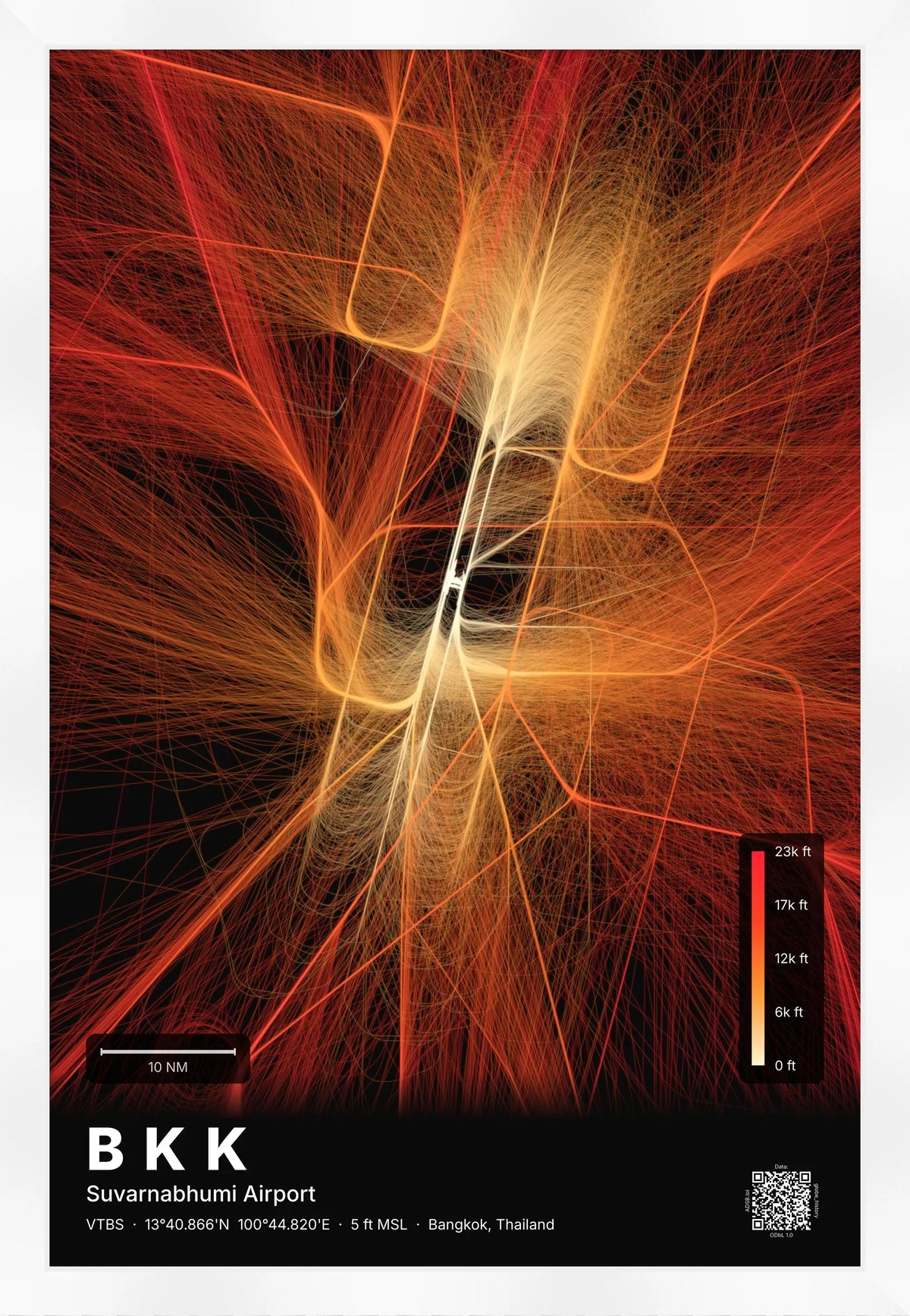 BKK flight path map — Inferno theme · Dark [material:framed_white]