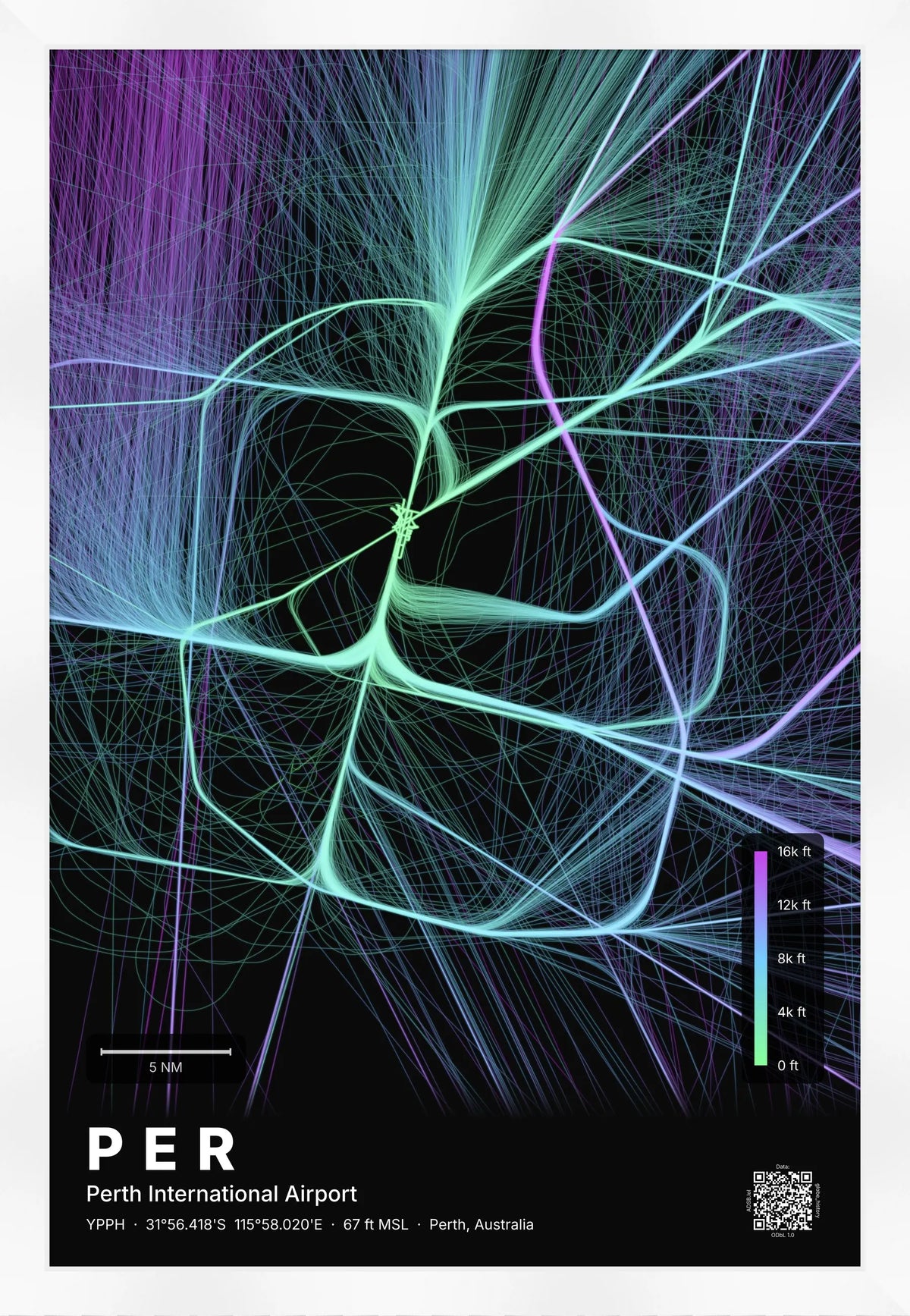 PER flight path map — Prism theme · Dark [material:framed_white]