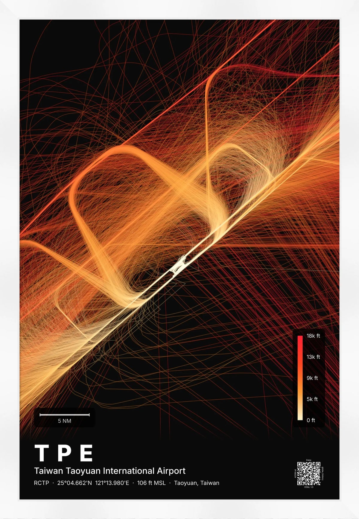 TPE flight path map — Inferno theme · Dark [material:framed_white]