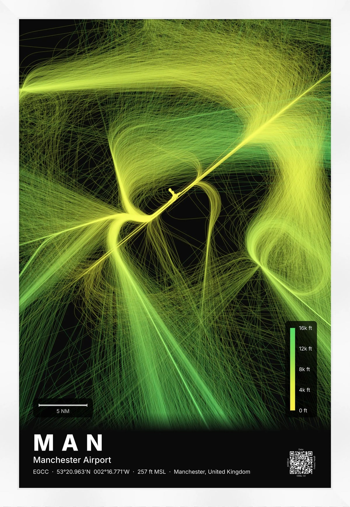 MAN flight path map — Citrus theme · Dark [material:framed_white]