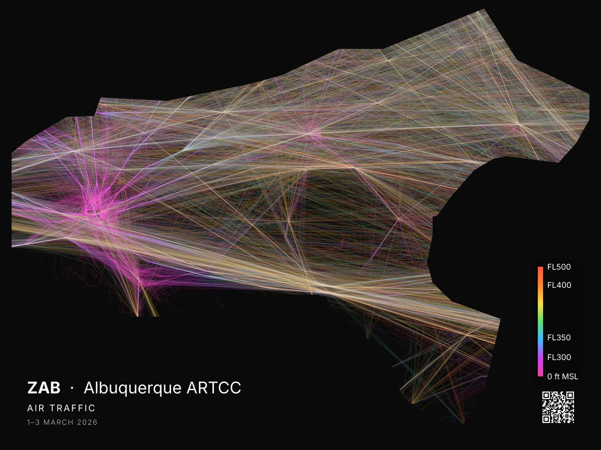Albuquerque ARTCC print — Spectrum theme · Dark