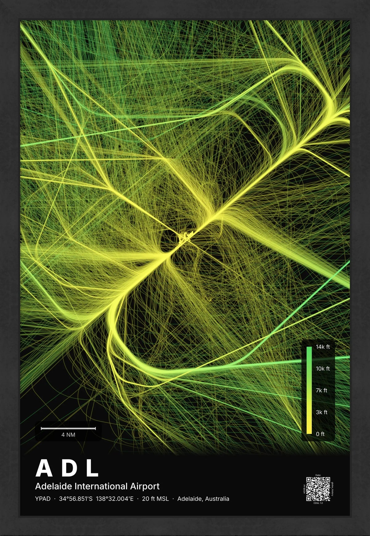 ADL flight path map — Citrus theme · Dark [material:framed_black]