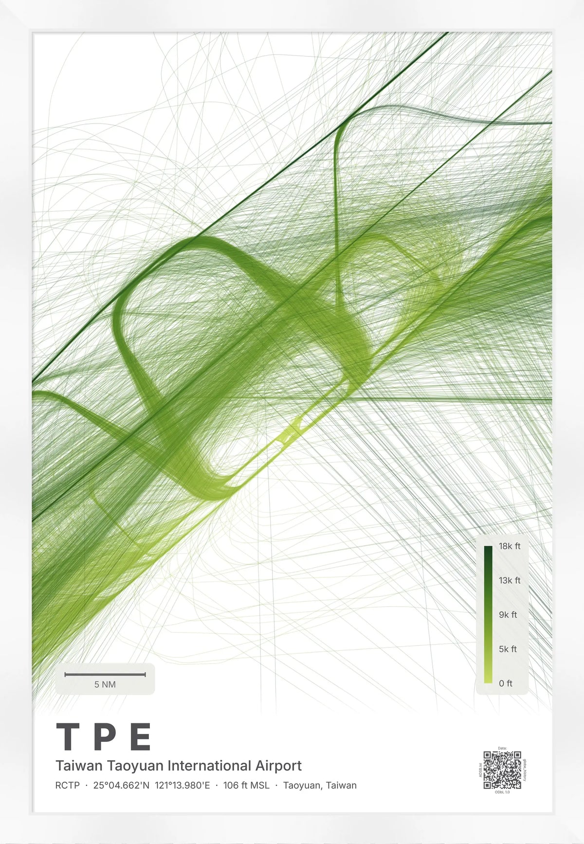 TPE flight path map — Citrus theme · Light [material:framed_white]