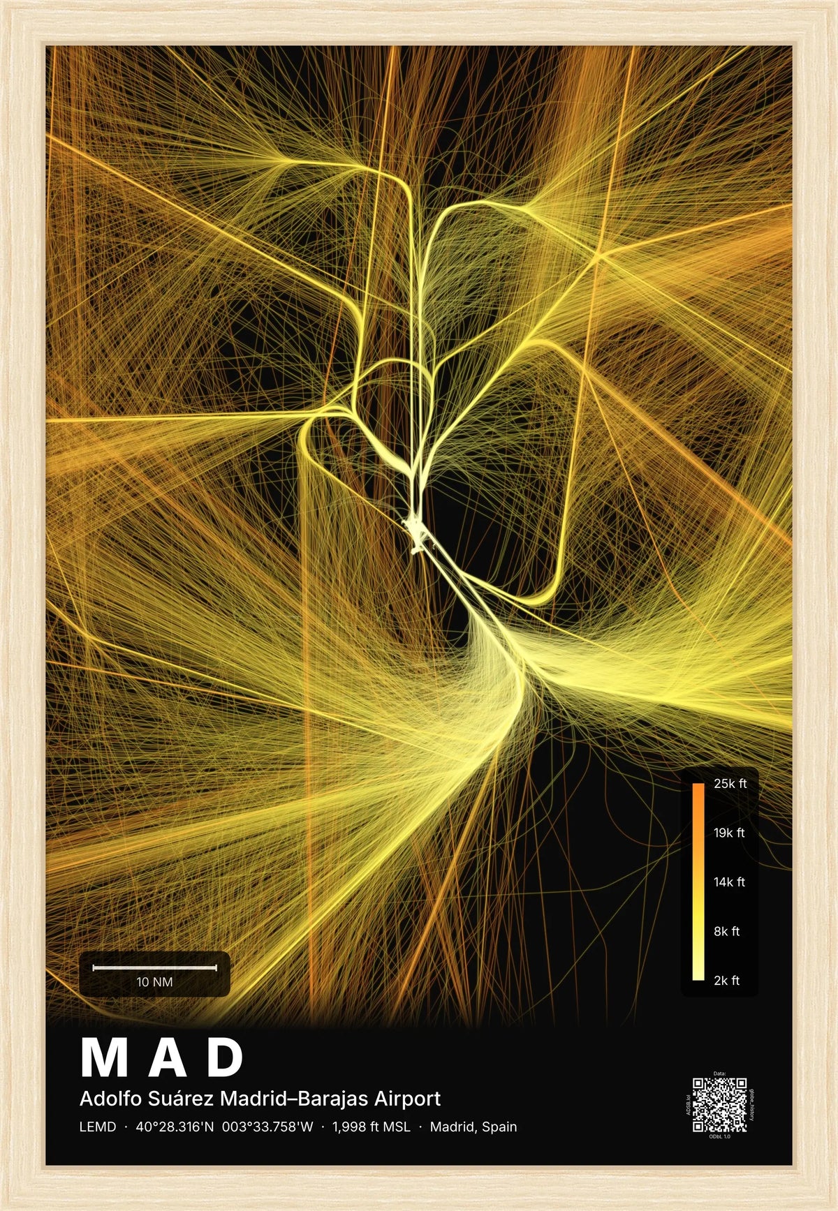 MAD flight path map — Solana theme · Dark [material:framed_natural]