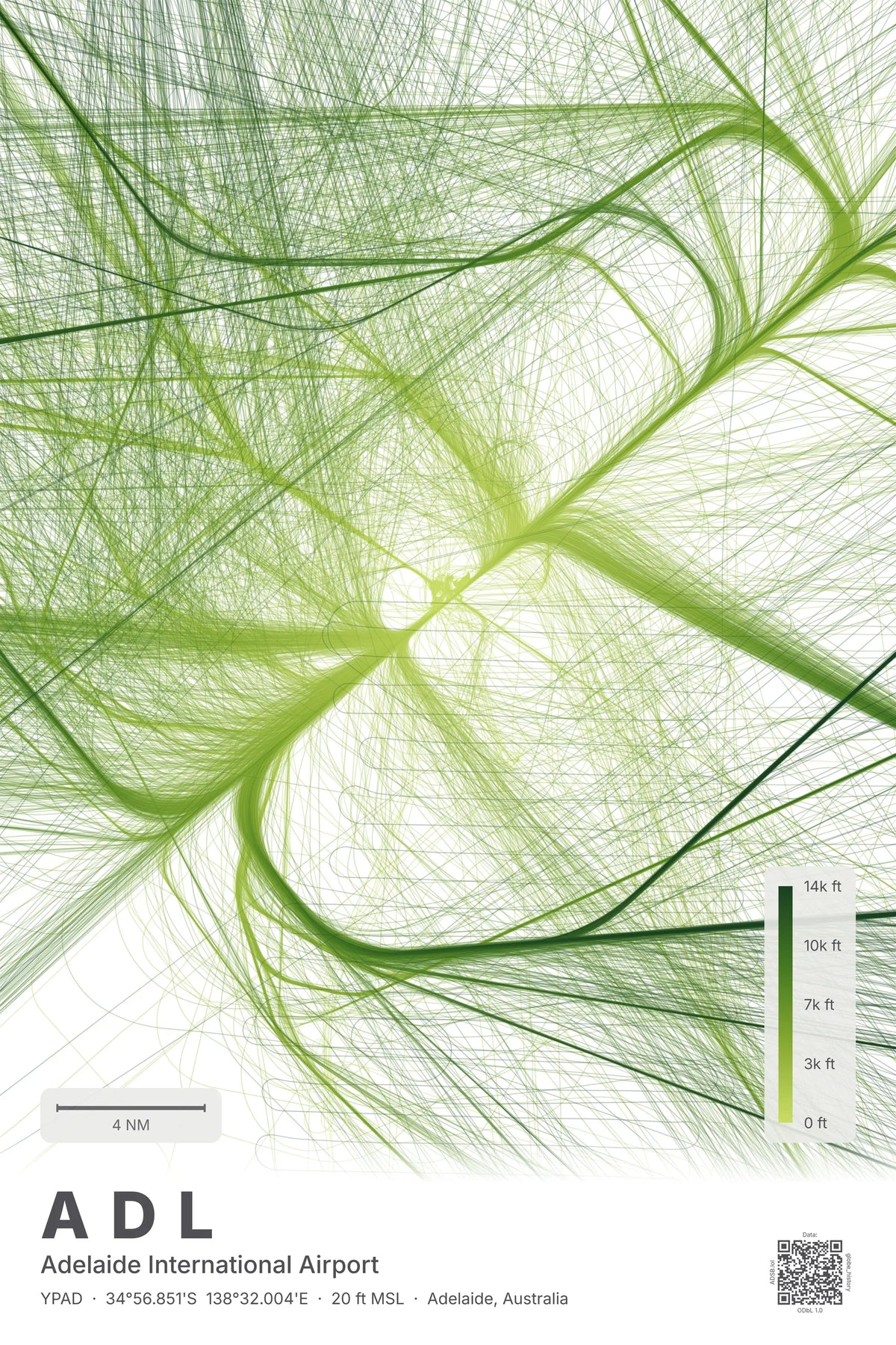 ADL flight path map — Citrus theme · Light