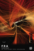 FRA flight path map — Inferno theme · Dark