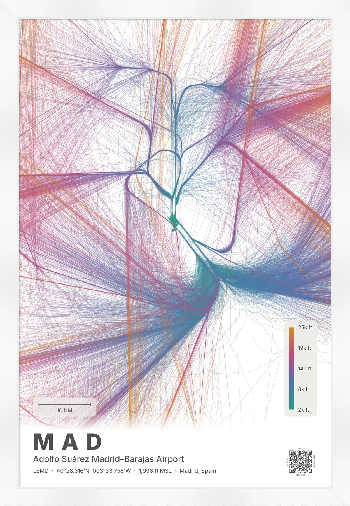 MAD flight path map — Aurora theme · Light [material:framed_white]
