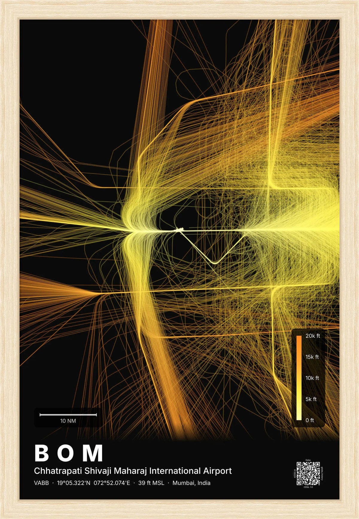 BOM flight path map — Solana theme · Dark [material:framed_natural]