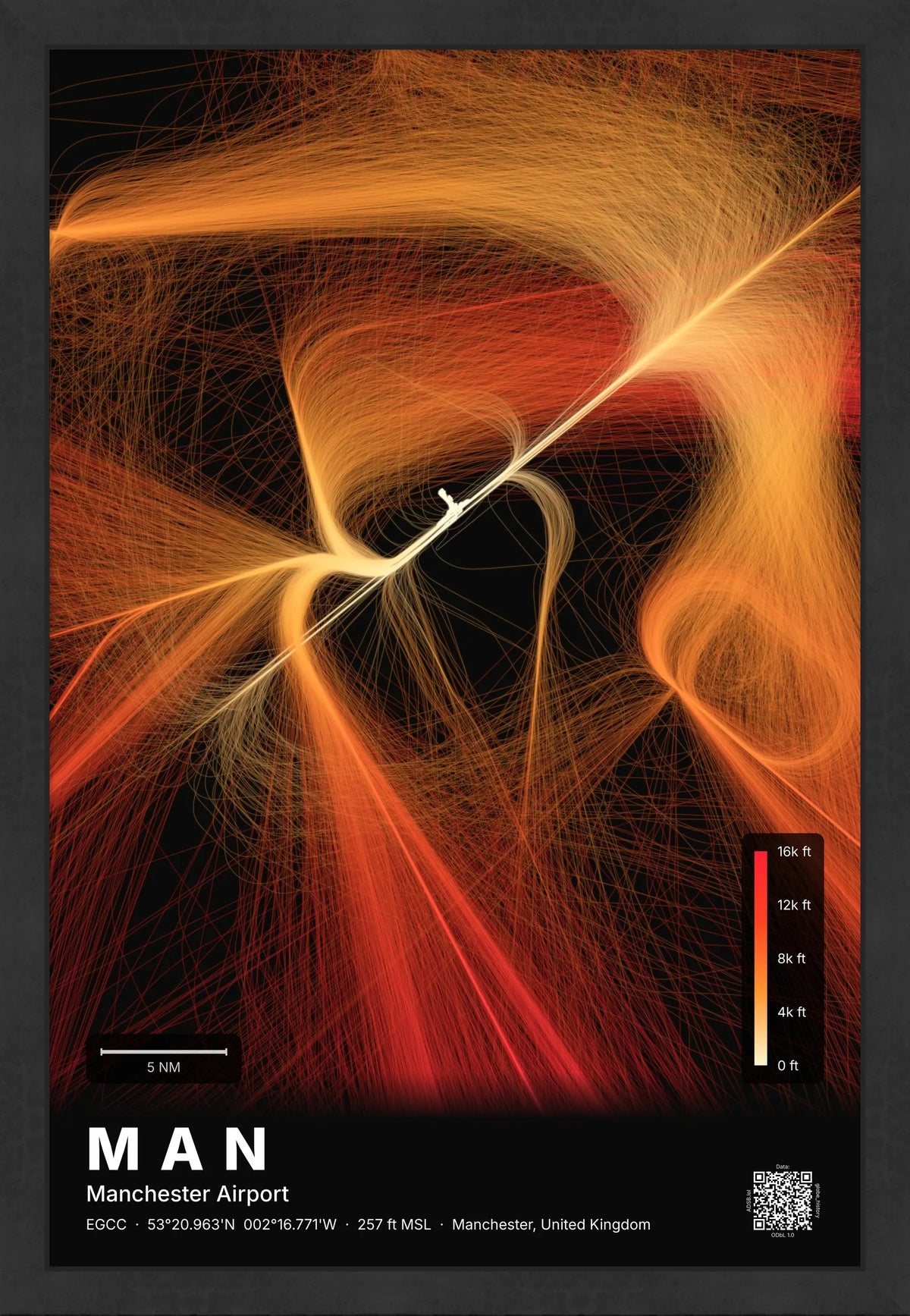 MAN flight path map — Inferno theme · Dark [material:framed_black]