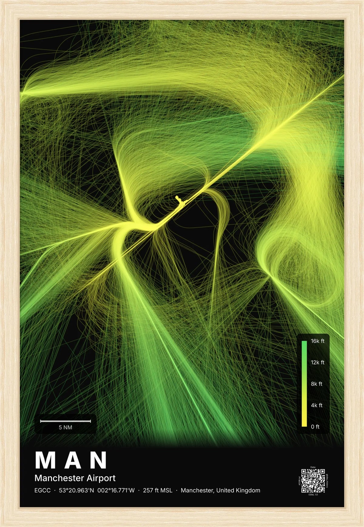 MAN flight path map — Citrus theme · Dark [material:framed_natural]
