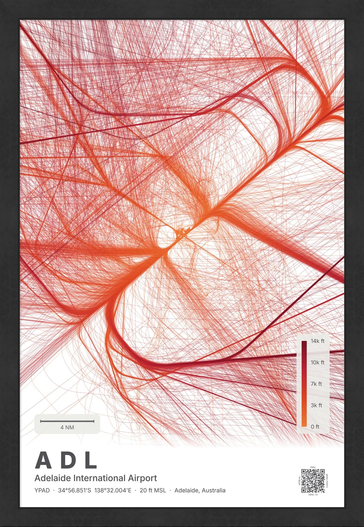 ADL flight path map — Inferno theme · Light [material:framed_black]