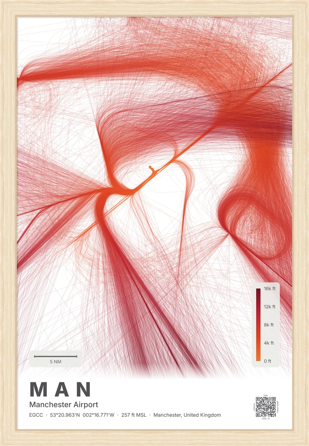 MAN flight path map — Inferno theme · Light [material:framed_natural]