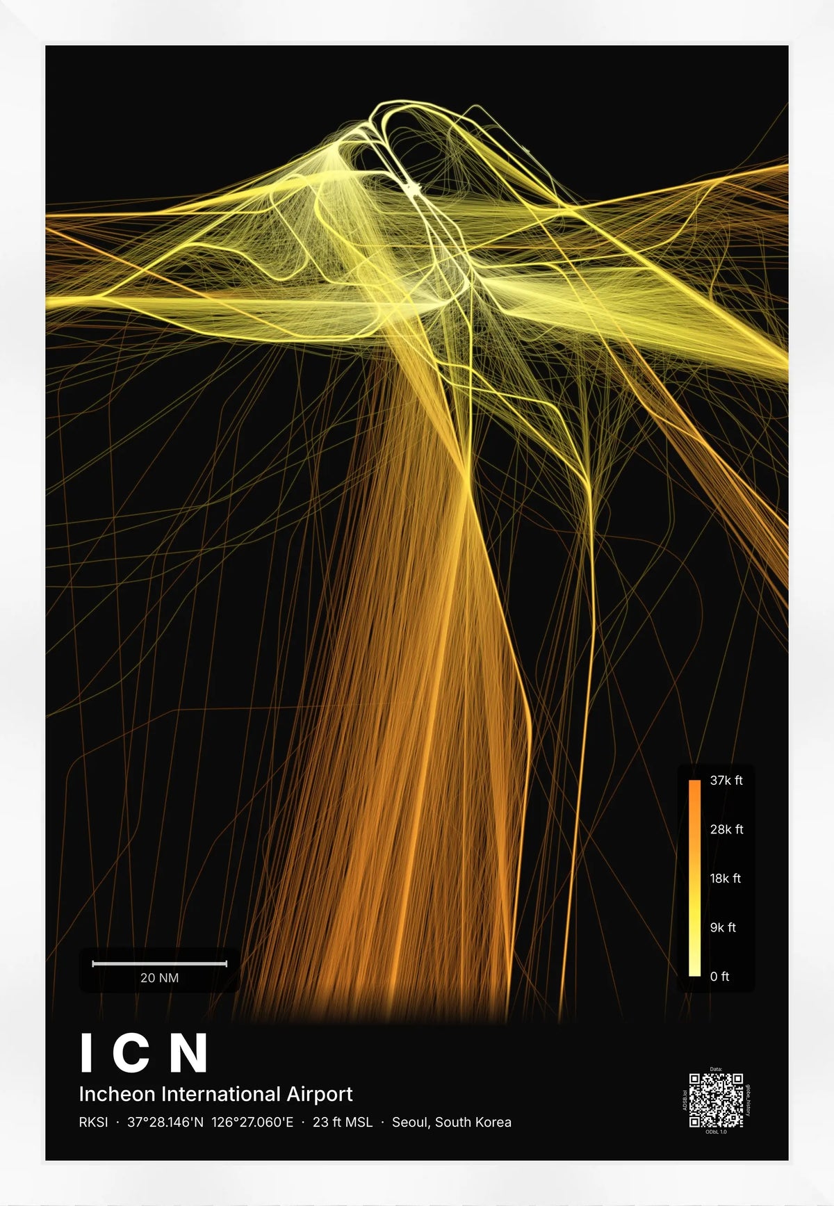 ICN flight path map — Solana theme · Dark [material:framed_white]