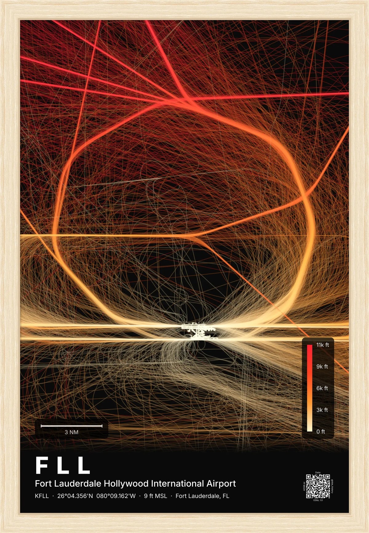 FLL flight path map — Inferno theme · Dark [material:framed_natural]