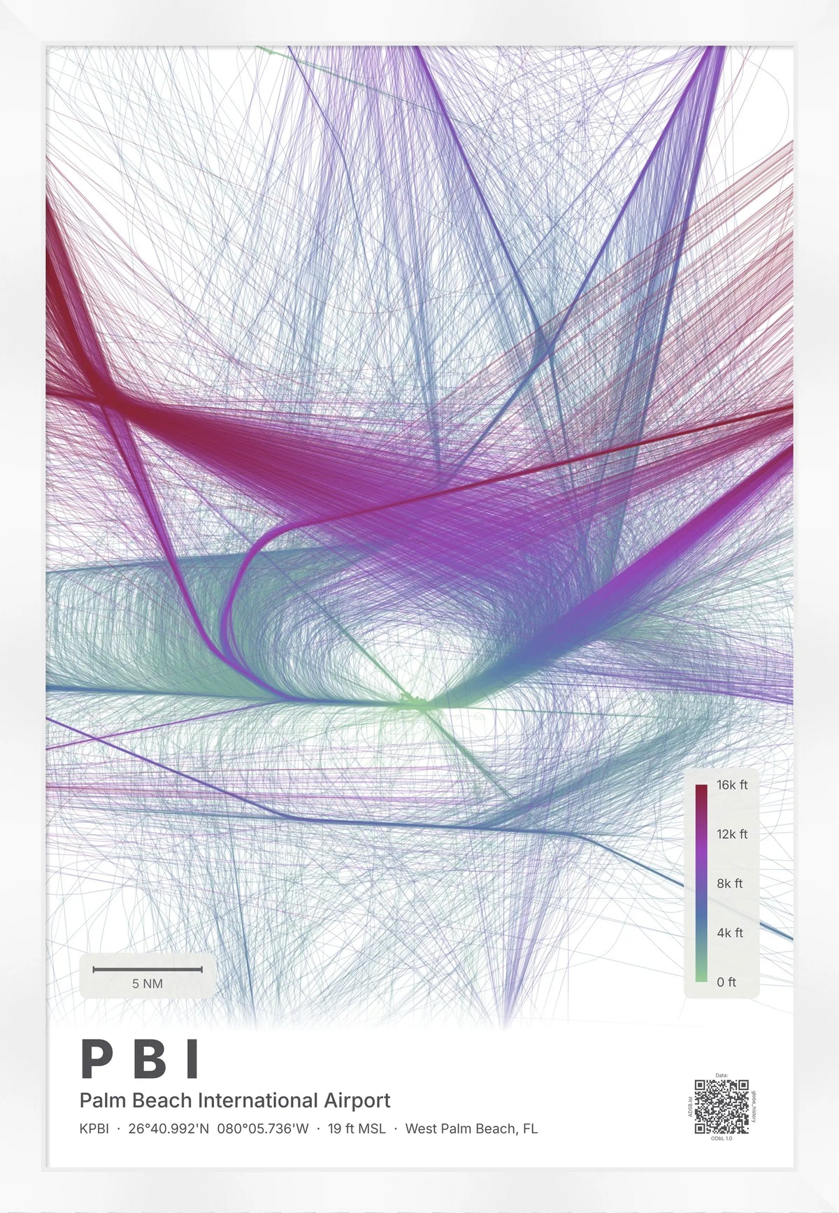 PBI flight path print — Prism theme · Light [material:framed_white]