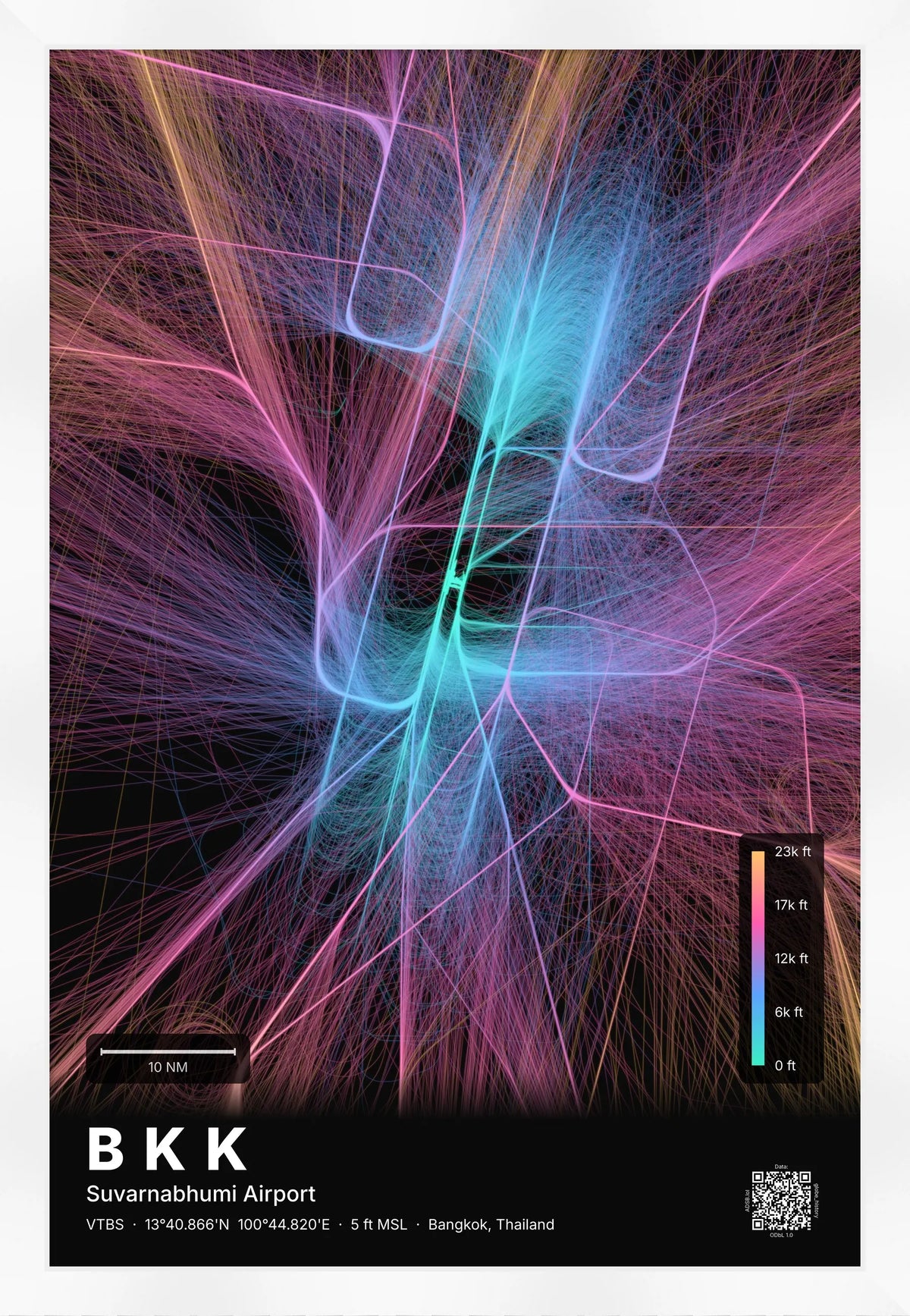 BKK flight path map — Aurora theme · Dark [material:framed_white]