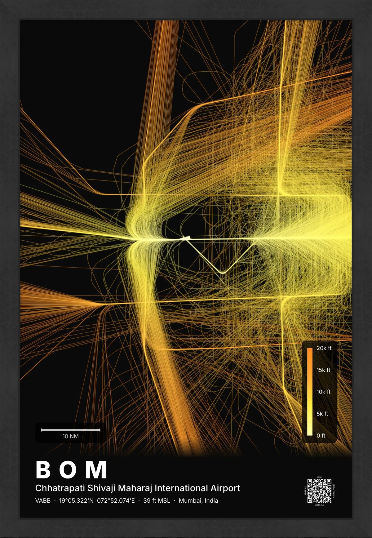 BOM flight path map — Solana theme · Dark [material:framed_black]