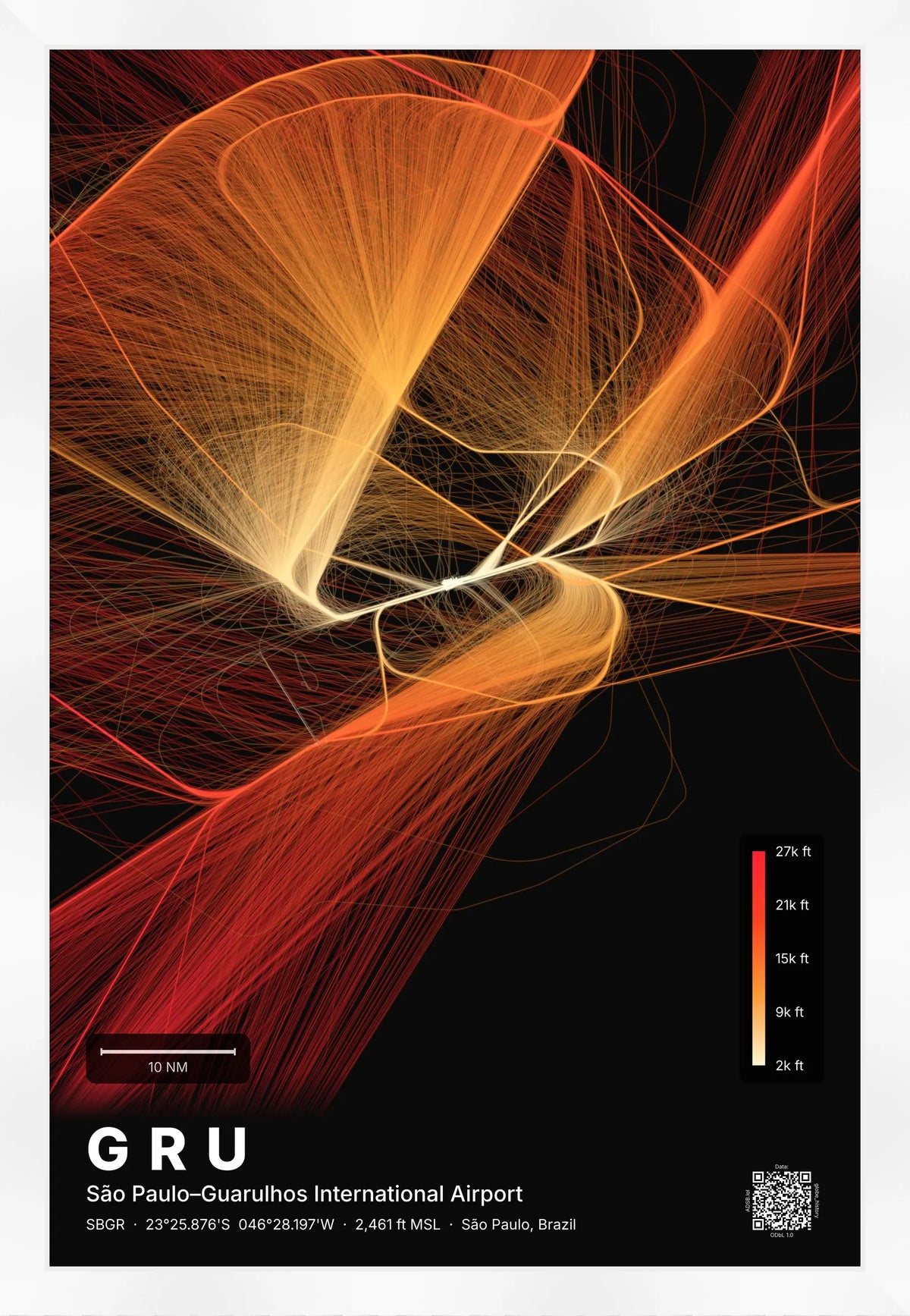 GRU flight path map — Inferno theme · Dark [material:framed_white]
