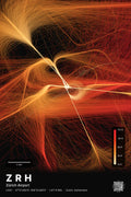 ZRH flight path map — Inferno theme · Dark