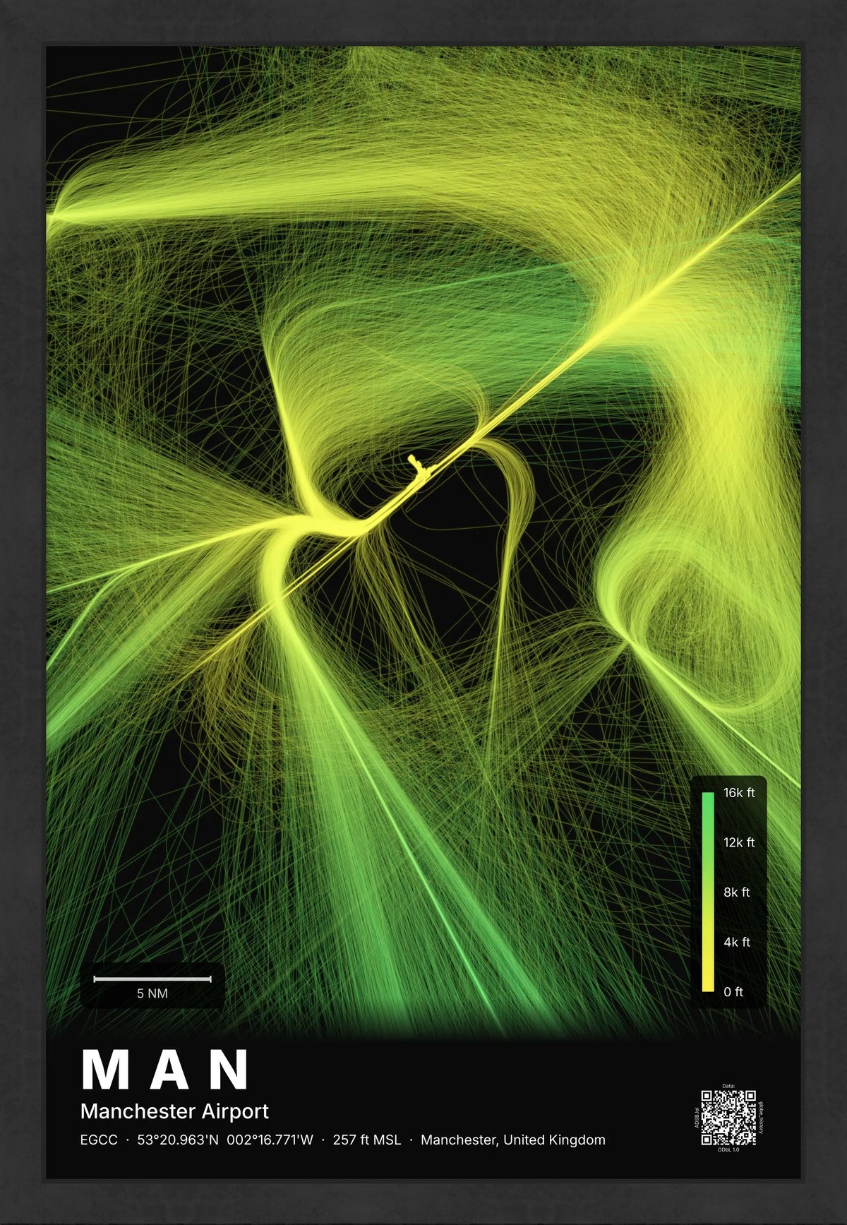 MAN flight path map — Citrus theme · Dark [material:framed_black]