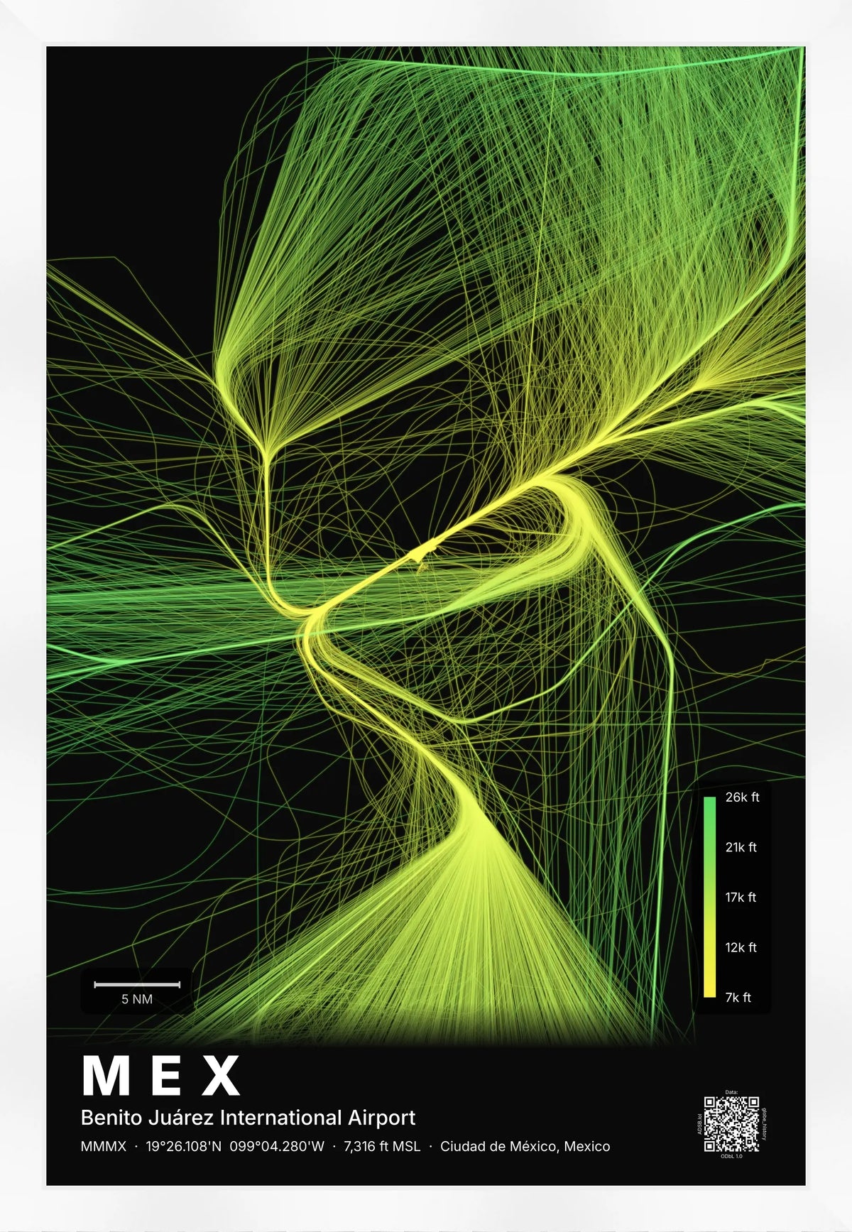 MEX flight path map — Citrus theme · Dark [material:framed_white]