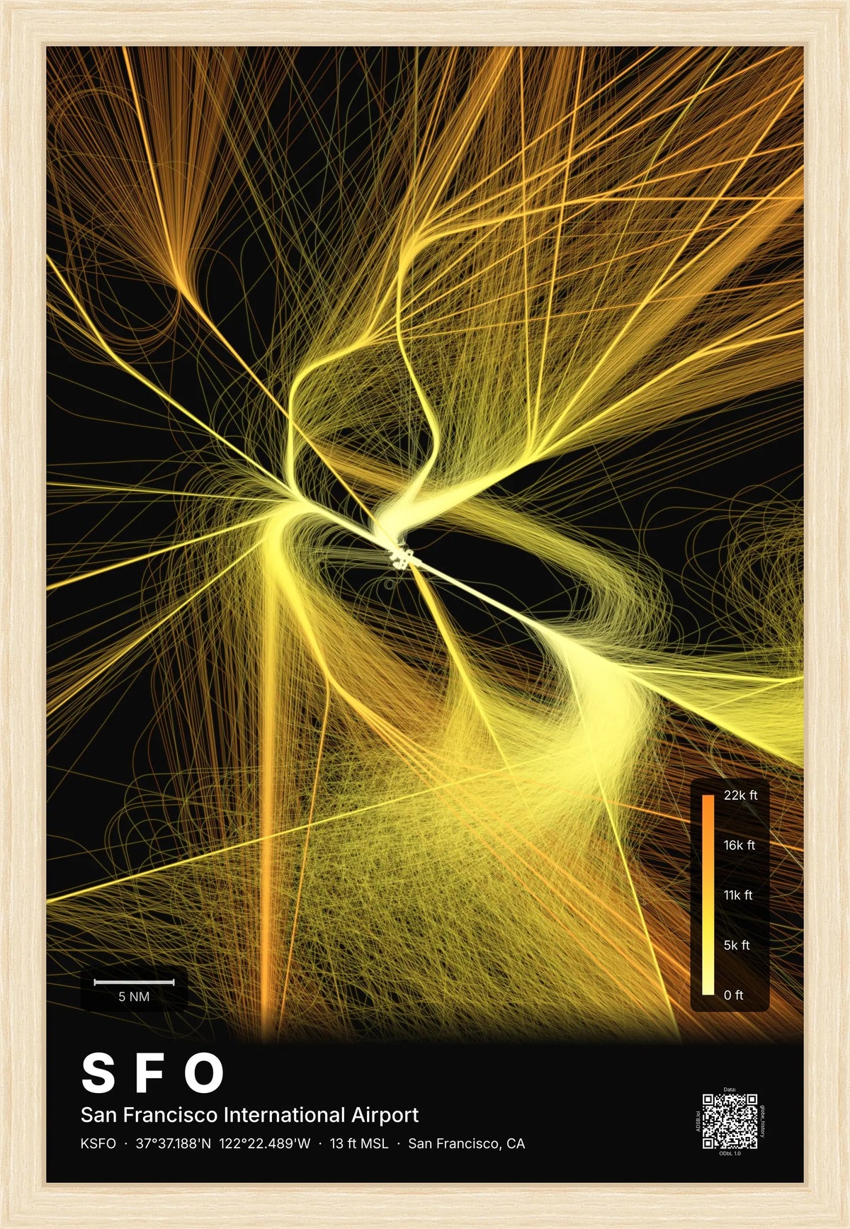 SFO flight path map — Solana theme · Dark [material:framed_natural]