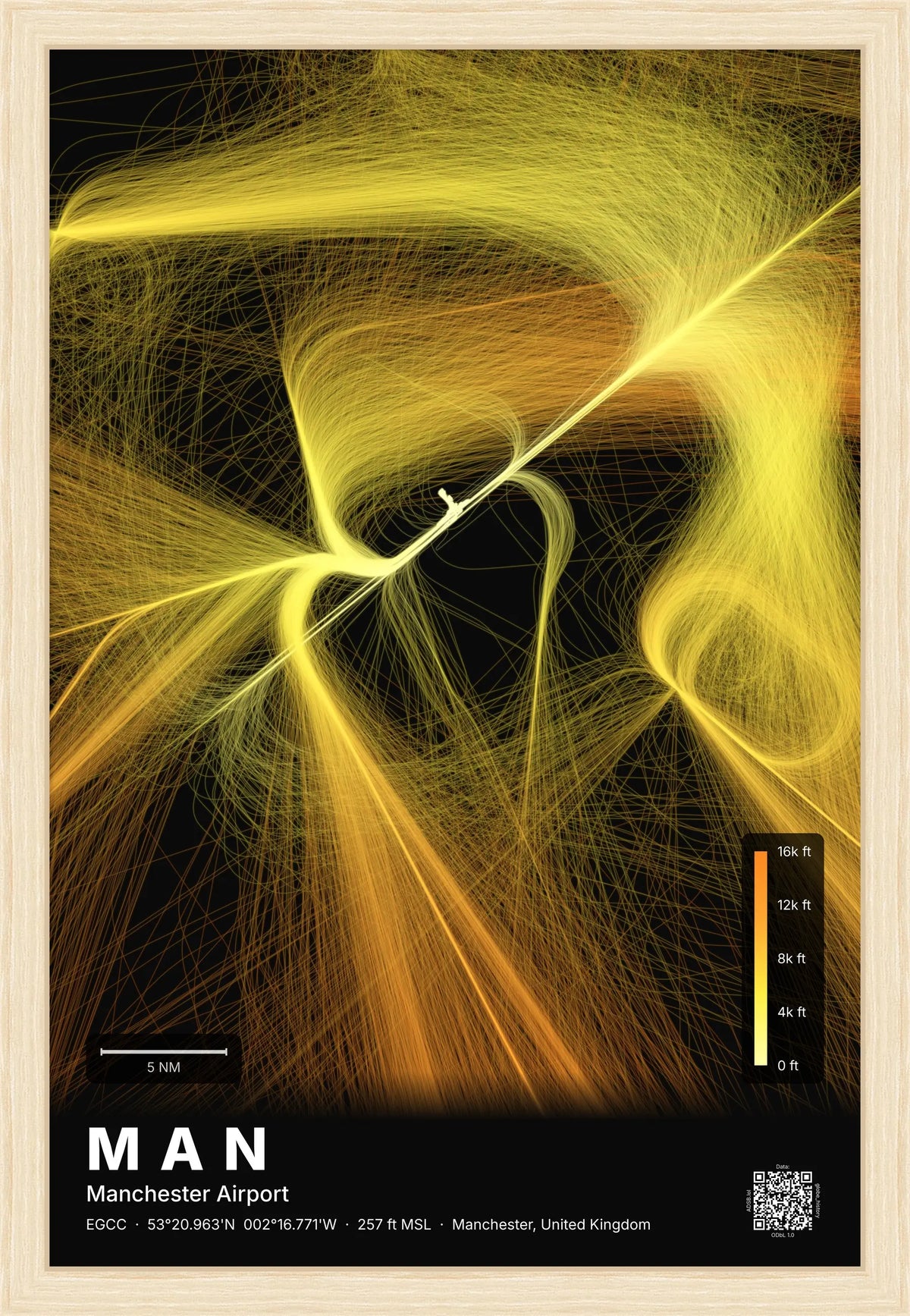 MAN flight path map — Solana theme · Dark [material:framed_natural]